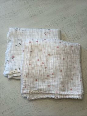 Pehr Organic Cotton Muslin Baby Swaddle Bundle